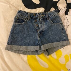 Forever 21 Dark Blue Jean Shorts